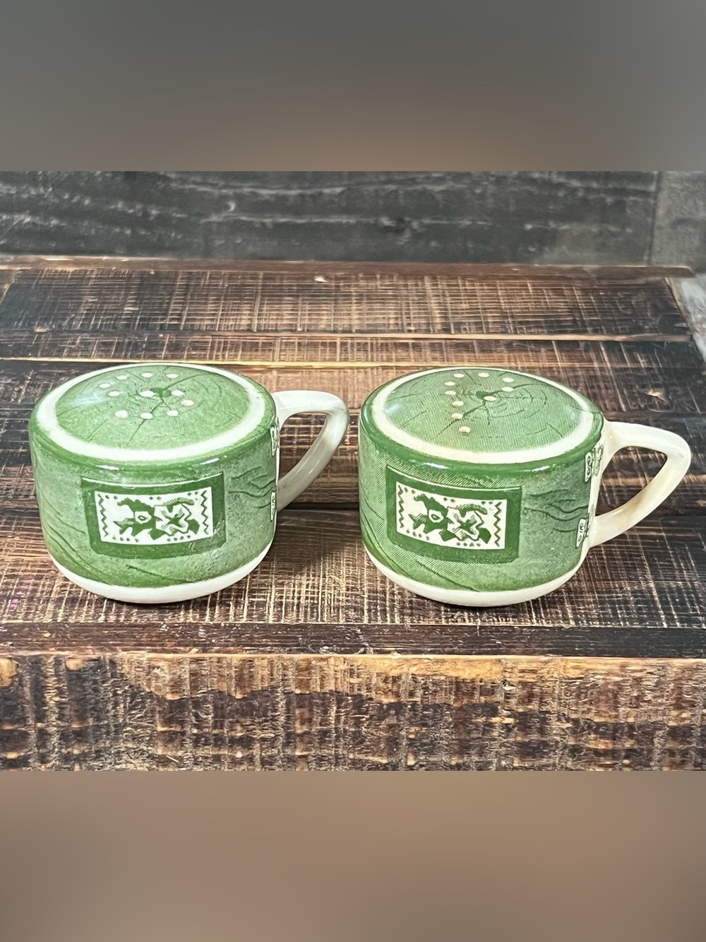 Vintage  Colonial Homestead by Royal China Salt & Pepper Shaker Set